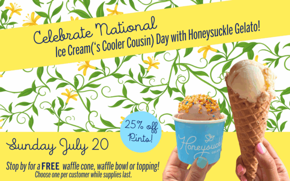 National Ice Cream Day at Honeysuckle