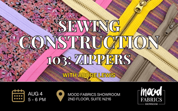 Sewing Construction 103: Zippers