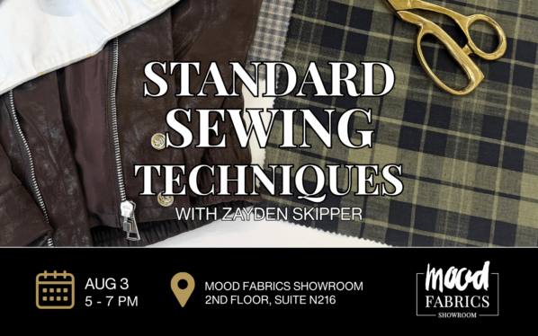 Standard Sewing Techniques: A Live Demo with Zayden Skipper