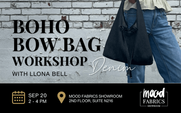 Boho Bow Bag Workshop: Denim